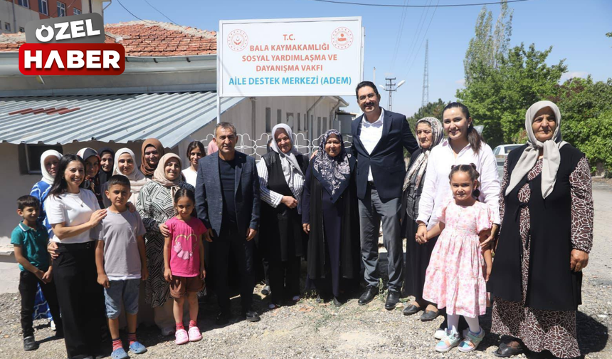 Bala’da ADEM yeni binasında hizmete başladı