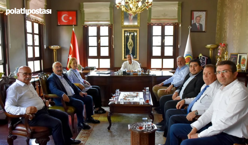 CHP Milletvekili ve Parti Meclis Üyeleri Nallıhan Belediyesi'ni ziyaret etti