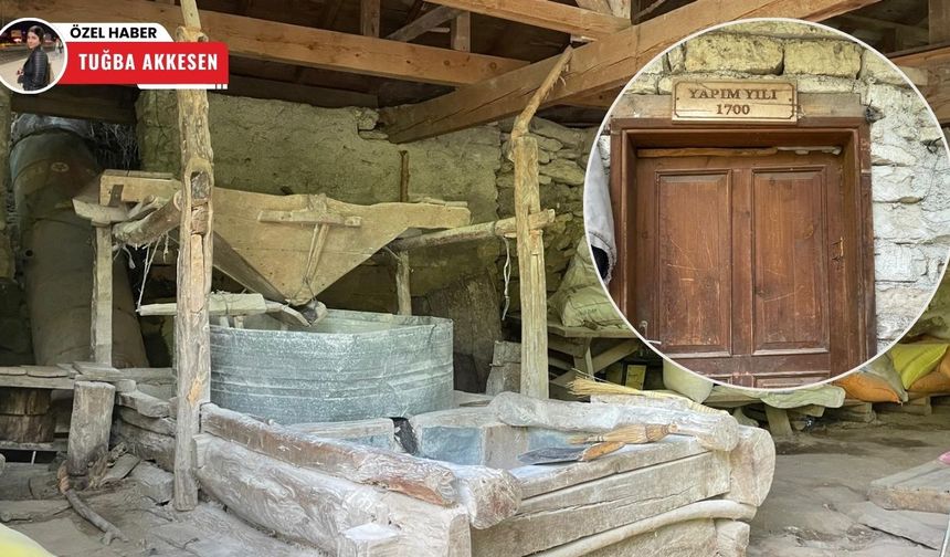 330 yıllık tarihi su değirmeni zamana meydan okuyor