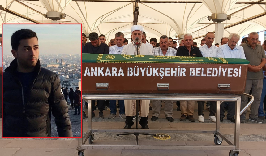 Trafik kazasında yaşamını yitiren genç mühendis, Ankara’da toprağa verildi