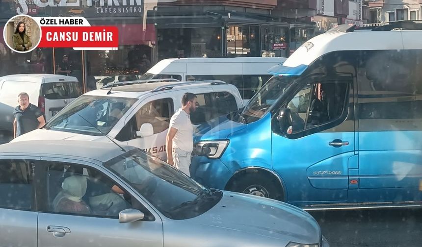 Keçiören'de trafik kazası: Yol tehlike saçıyor!
