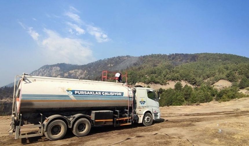 Pursaklar Belediyesinden Karabük’teki orman yangınlarına tam destek