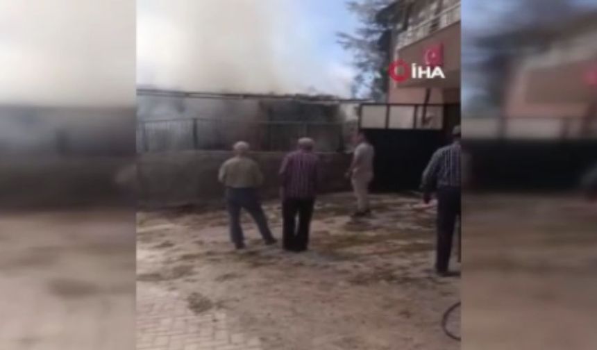 Ankara'da korku dolu anlar: Ev alevler içinde kaldı