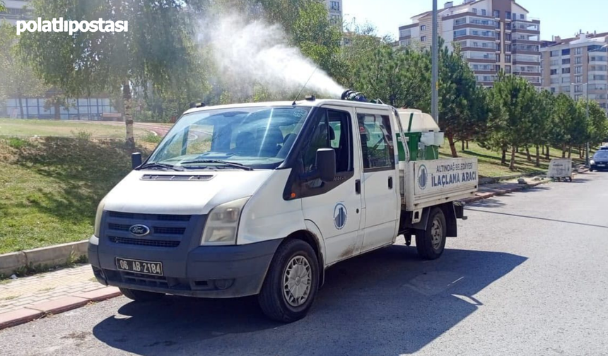 Altındağ Belediyesi'nden sinek ve haşerelere karşı topyekûn savaş!