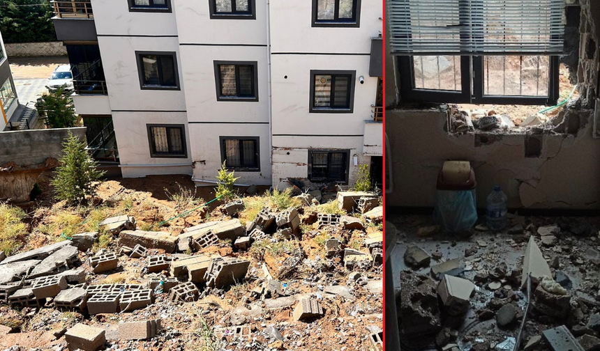 Ankara'da sel felaketi! Daire kullanılamaz hale geldi