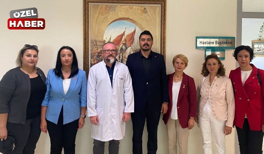 Polatlı CHP'den Başhekim Kunat'a 'hayırlı olsun' ziyareti