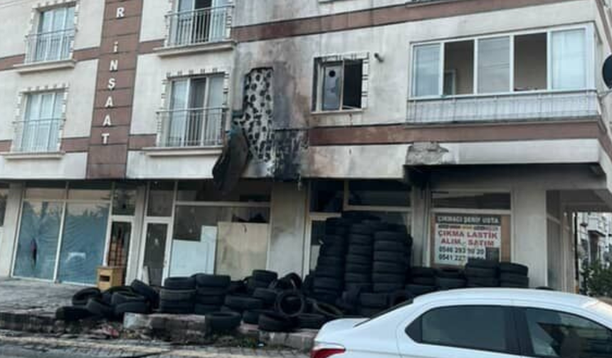 Güpegündüz kundaklama! Ankara’da dükkan ateşe verildi