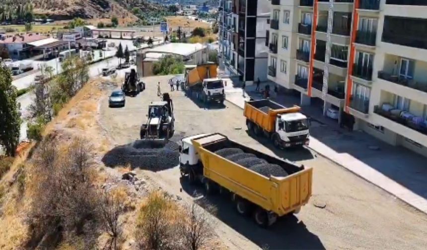 Kızılcahamam’da Hanımeli Sokağı’nın yol sorunu çözüme kavuşturuluyor