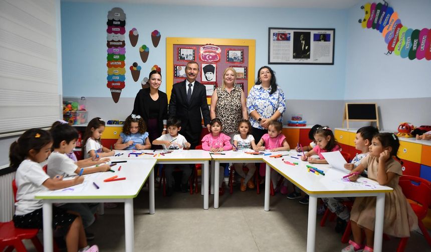 Mamak Belediyesi kreşlerinde ilk gün coşkusu