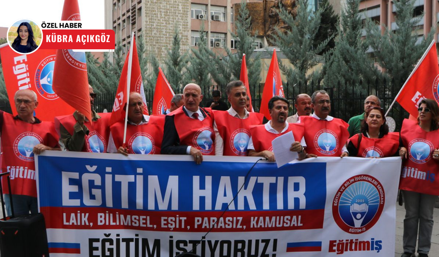 MEB'in önünde, eğitime başlama maliyetleri protesto edildi