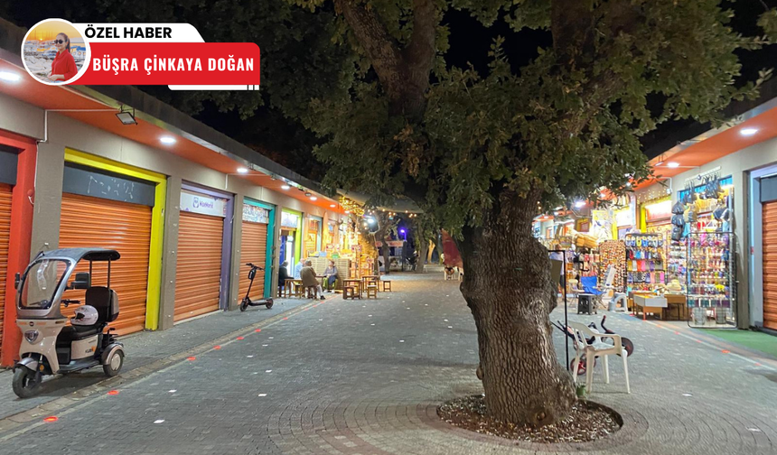 Ören’de sezon kapandı, dükkânlar kepenk indirdi