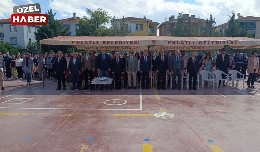 Polatlı’da İlköğretim Haftası coşkusu: Yeni eğitim yılı umutla başladı