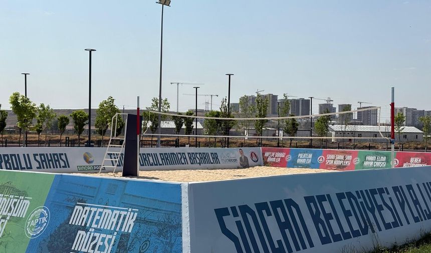 Sincan Park'ta plaj voleybolu turnuvası heyecanı yaşanacak