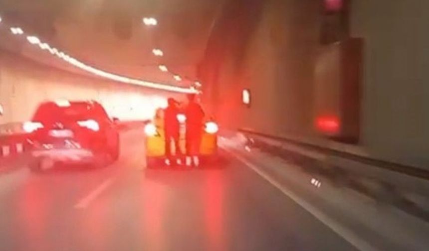 Patenli gençlerin tehlikeli yolculuğu kamerada