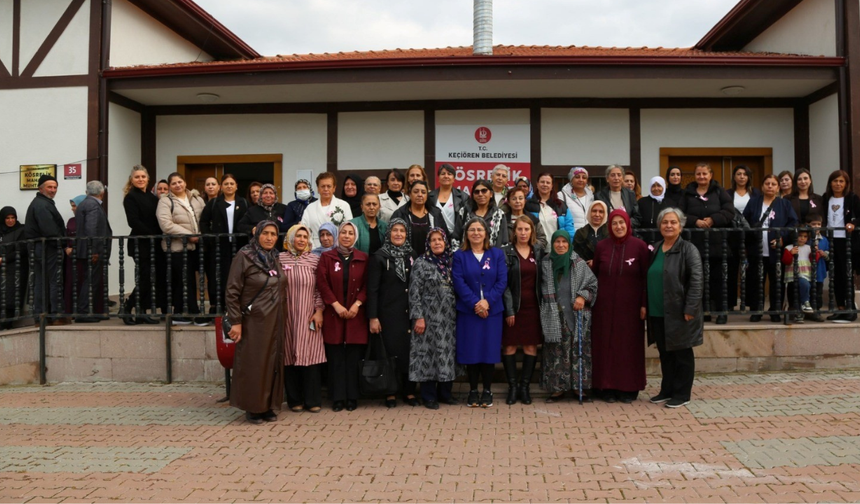 Keçiören Belediyesinden kadın sağlığına destek