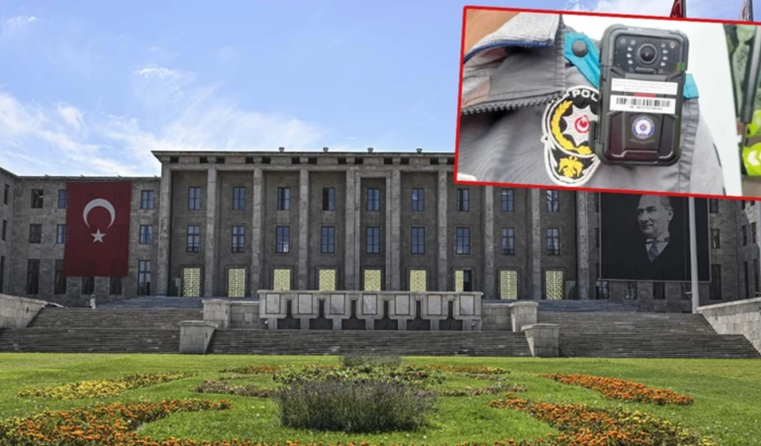 Meclis’te polisler yaka kamerasıyla görev yapmaya başladı!