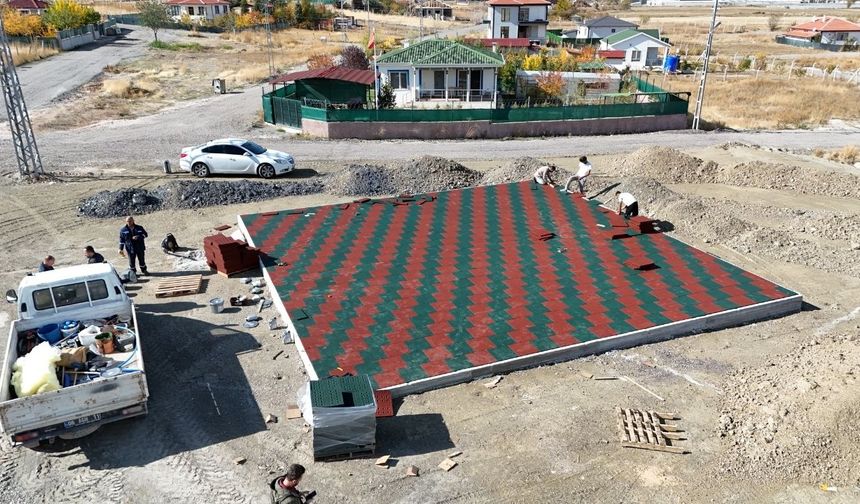 Akyurt’ta çocuklar için güvenli oyun alanı hazırlanıyor