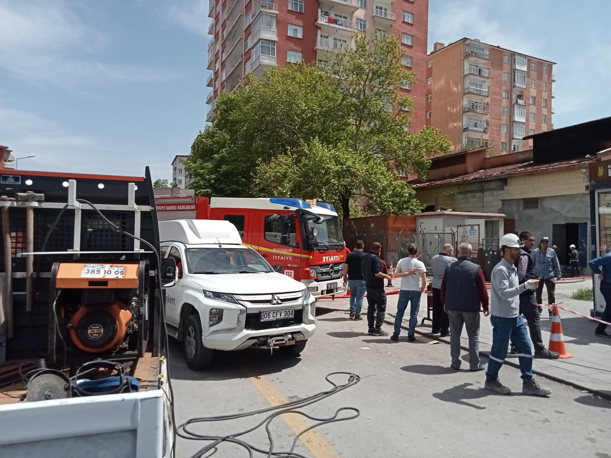 Ankara’da -korkutan- yangın (3)