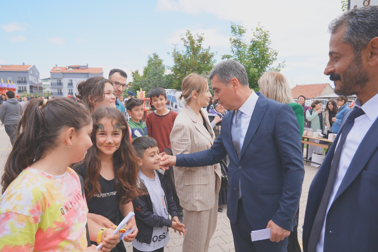 Başkan Şimşek öğrenciler ile keyifli vakit geçirdi-1