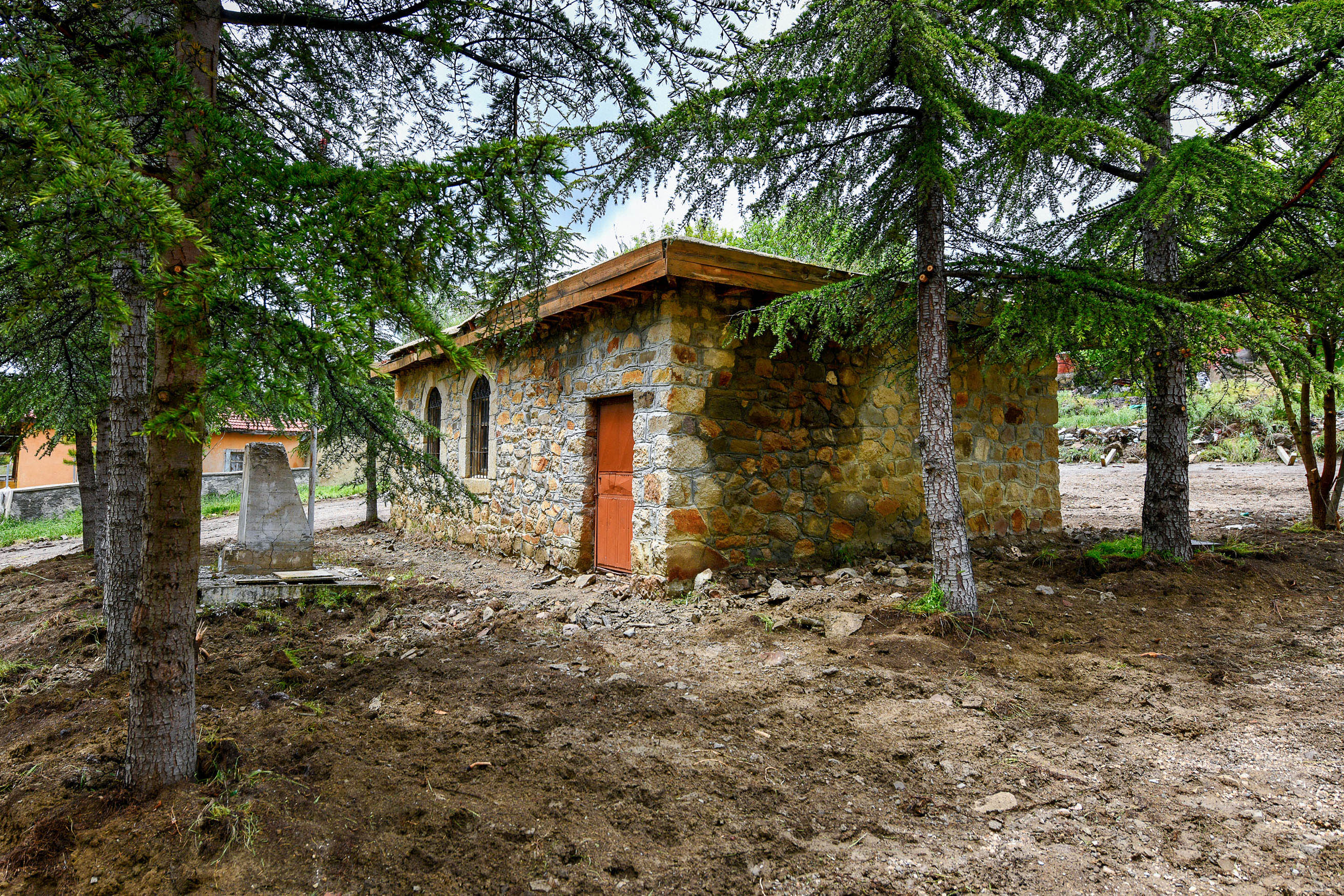 Haymana ‘Atatürk Evi’nde restorasyon çalışmaları başladı (3)