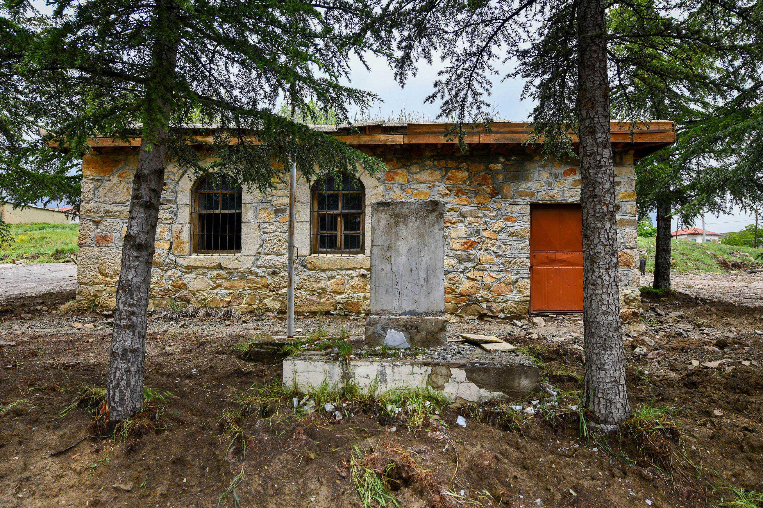 Haymana ‘Atatürk Evi’nde restorasyon çalışmaları başladı (4)