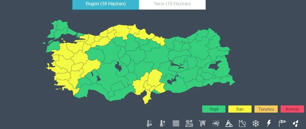 Meteoroloji’den 28 il için sarı kod uyarısı! (4)