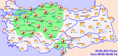 Meteoroloji'den kritik açıklama! 27 kent için sarı alarm! 4 Mayıs Pazar hava durumu (3)