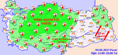 Meteoroloji'den kritik açıklama! 27 kent için sarı alarm! 4 Mayıs Pazar hava durumu