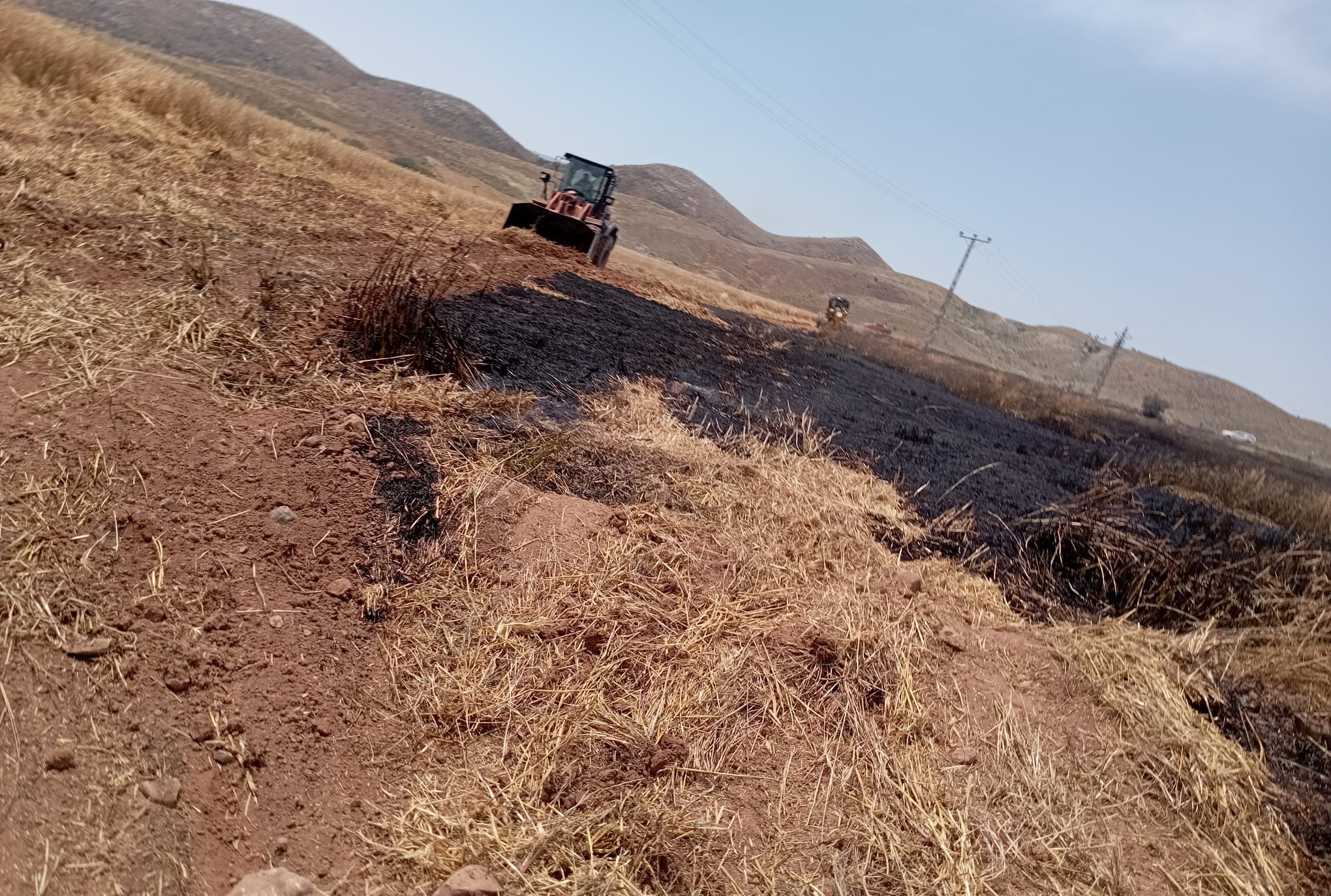 Nallıhan’da korkutan yangın Çalışmalar devam ediyor (2)