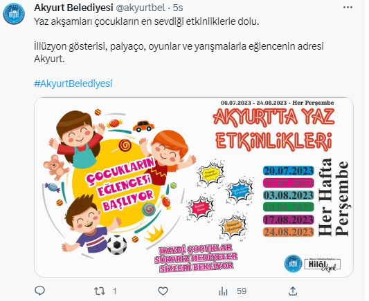 Akyurt’ta çocukların eğlencesi başlıyor (1)