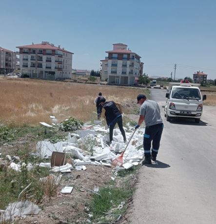 Akyurt’ta temizlik çalışmaları sürdürülüyor (4)