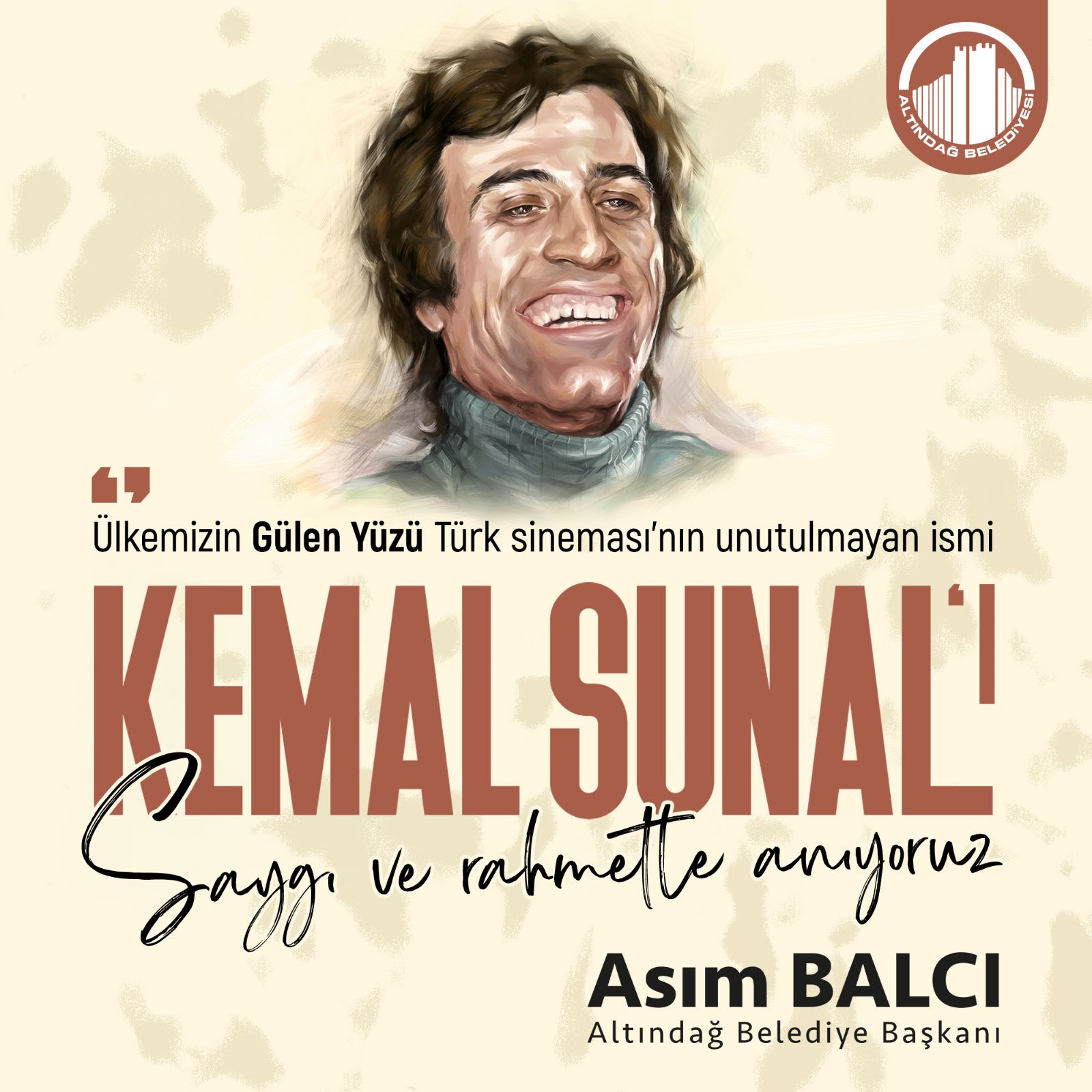 Başkan Balcı'dan Kemal Sunal paylaşımı-1