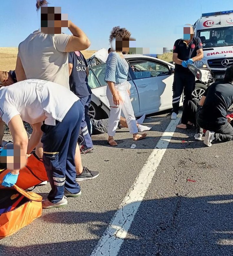 Başkentte trafik kazası 2 yaralı