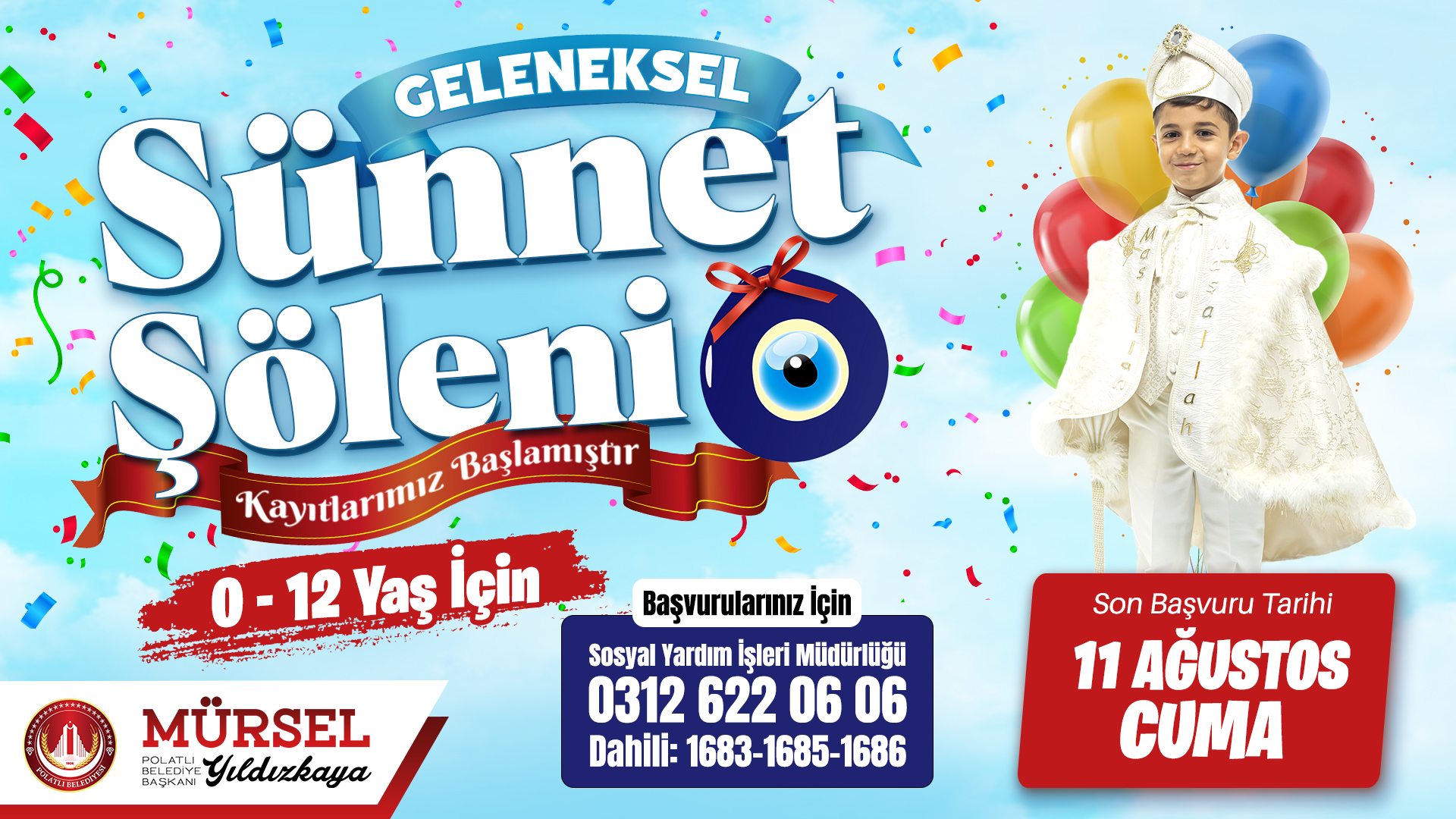 Geleneksel Sünnet Şöleni için kayıtlar başladı