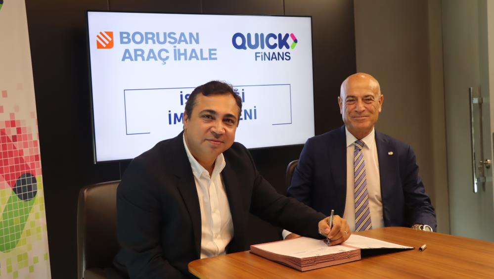 Quick Finans ve Borusan ikinci el araç finansmanında iş birliği için imza attı-2