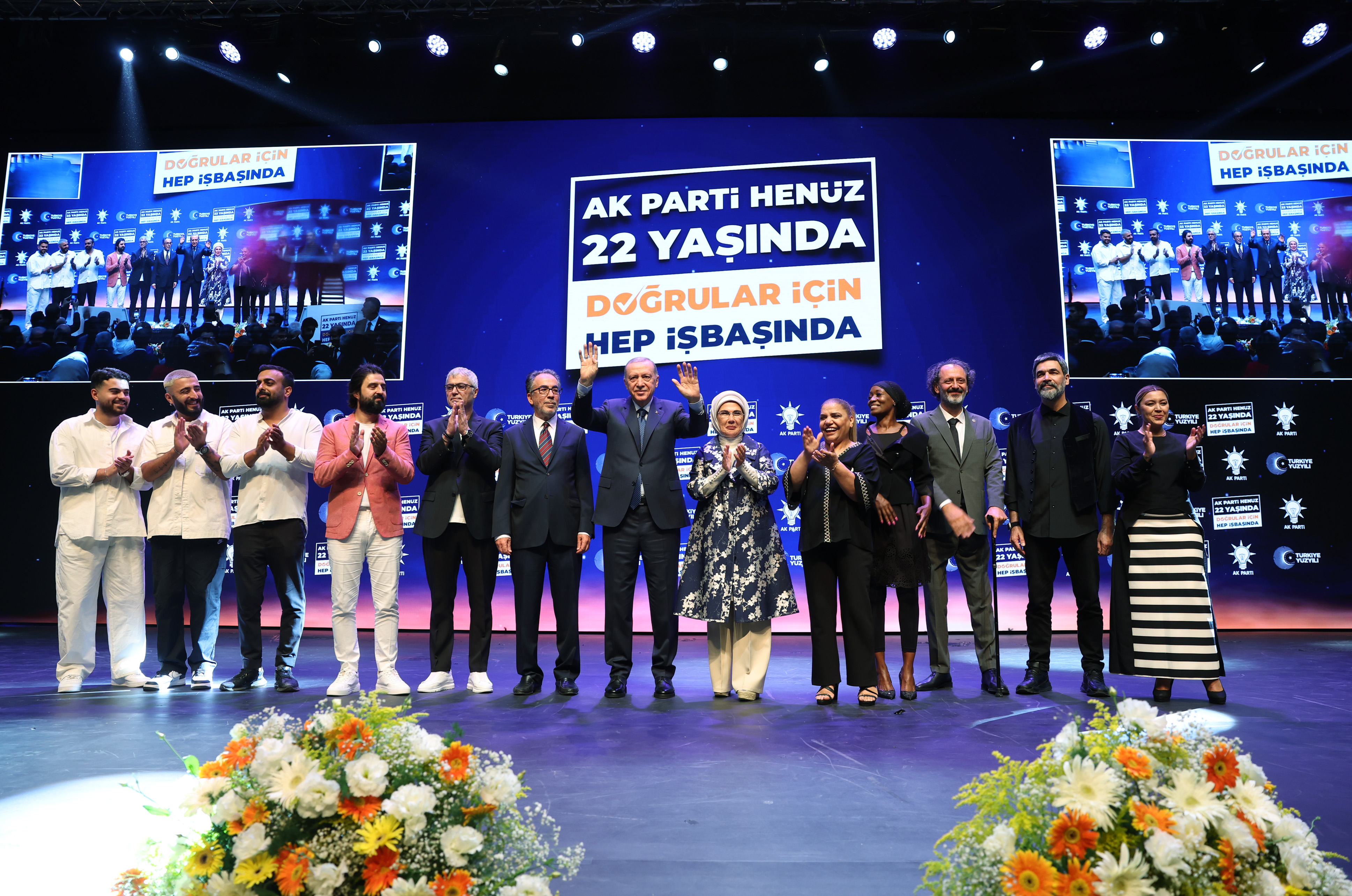 AK Parti Polatlı İlçe Başkanı ve yönetimi AK Parti'nin 22. kuruluş yıldönümü kutlamalarına katıldı (2)