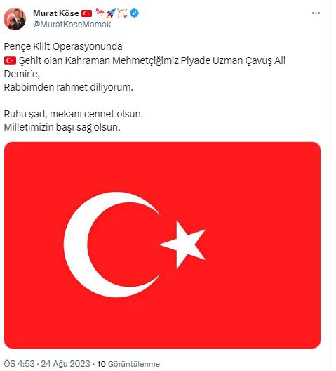 Başkan Köse’den taziye mesajı (2)-1
