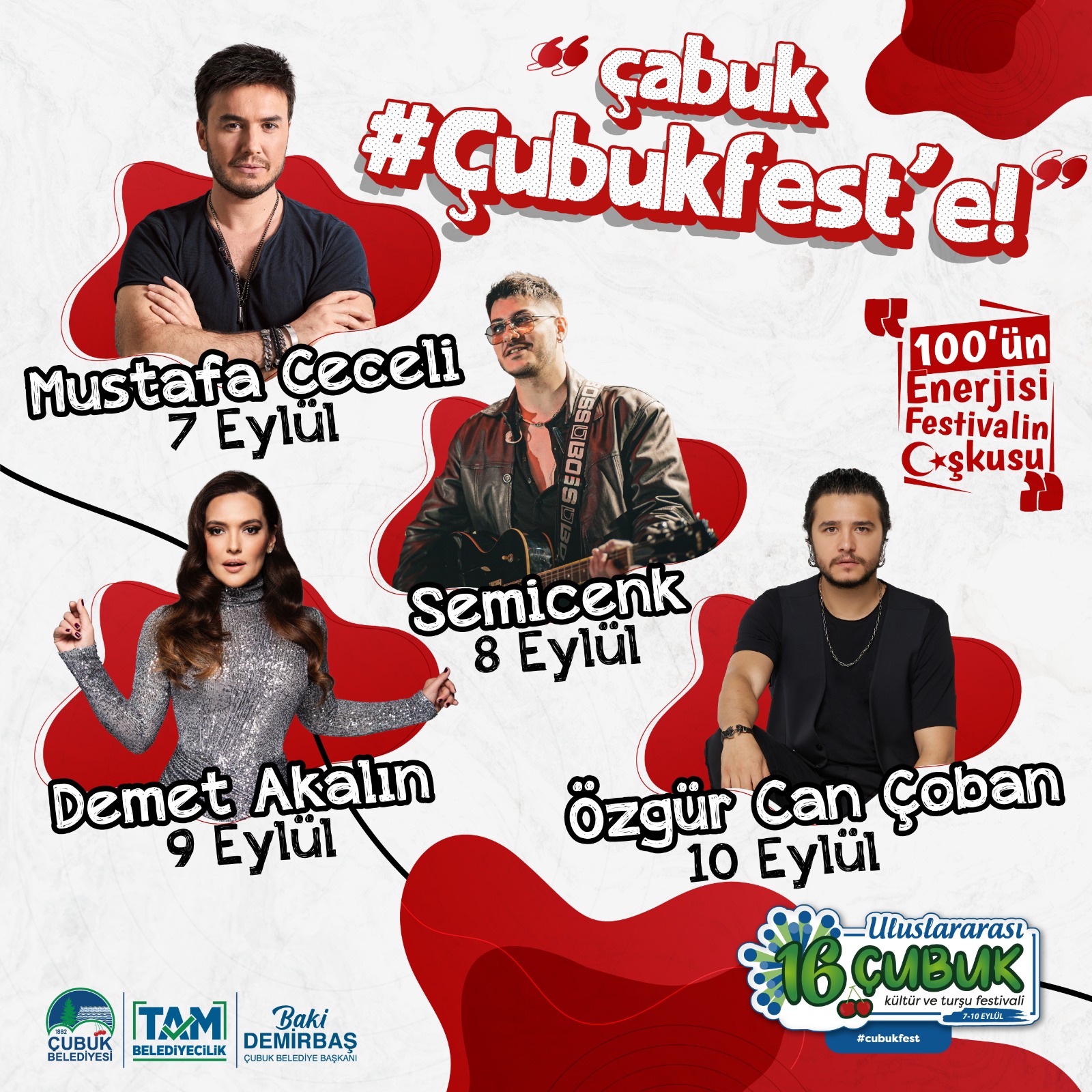 Çubukfest’te sahne alacak ünlüler açıklandı. Türkiye’nin yıldızları Çubukfest’te parlayacak-1