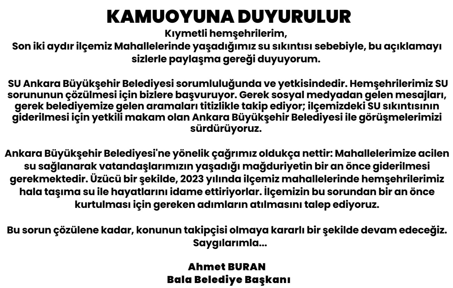 Hakan Han Özcan’dan Ankara Büyükşehir Belediyesi’ne sert tepki!-1