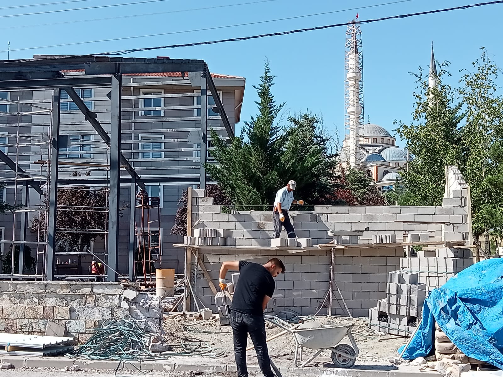 Pursaklar Kapalı Pazar alanı çalışmaları devam ediyor (1)