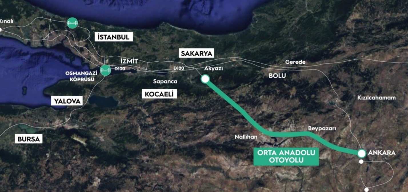 Ulaştırma ve Altyapı Bakanlığından yeni proje… Ankara’dan İstanbul’a ‘’Orta Anadolu Otoyolu’’ geliyor-2