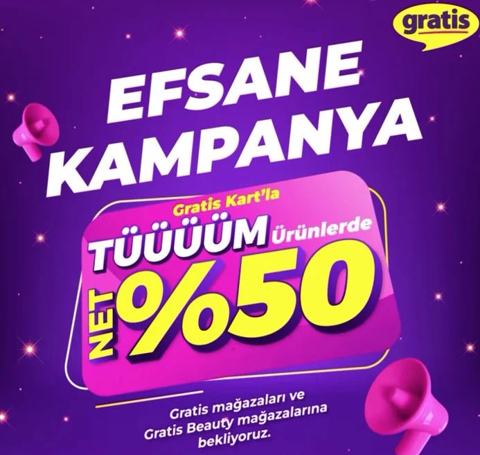 Gratis'ten müşterilere müjdeli haber Gratis’te efsane indirim günü başladı! (1)