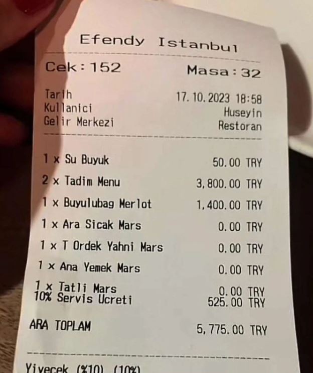 MasterChef Jüri Üyesi Şef Somer Sivrioğlu'nun Restoran Adisyonu Tartışma Yarattı (1)