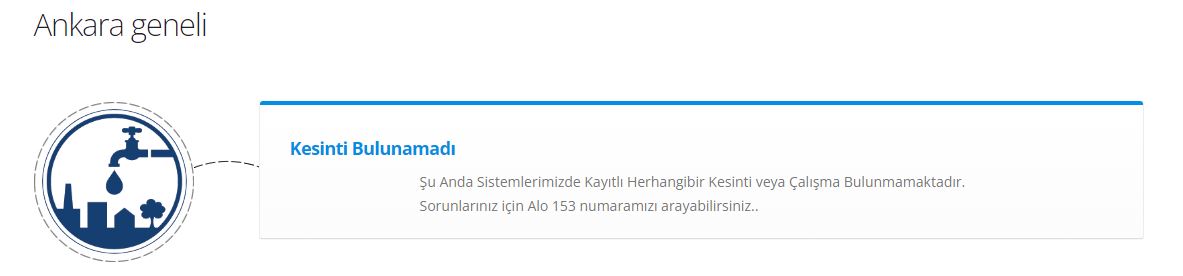 ASKİ Açıkladı Ankara’da 20 Kasım’da Hangi İlçelerde Su Kesintisi Yaşanacak (2)