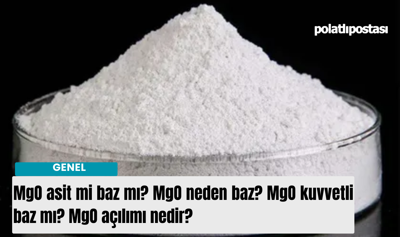 Mgo это основной. Mgo это основной