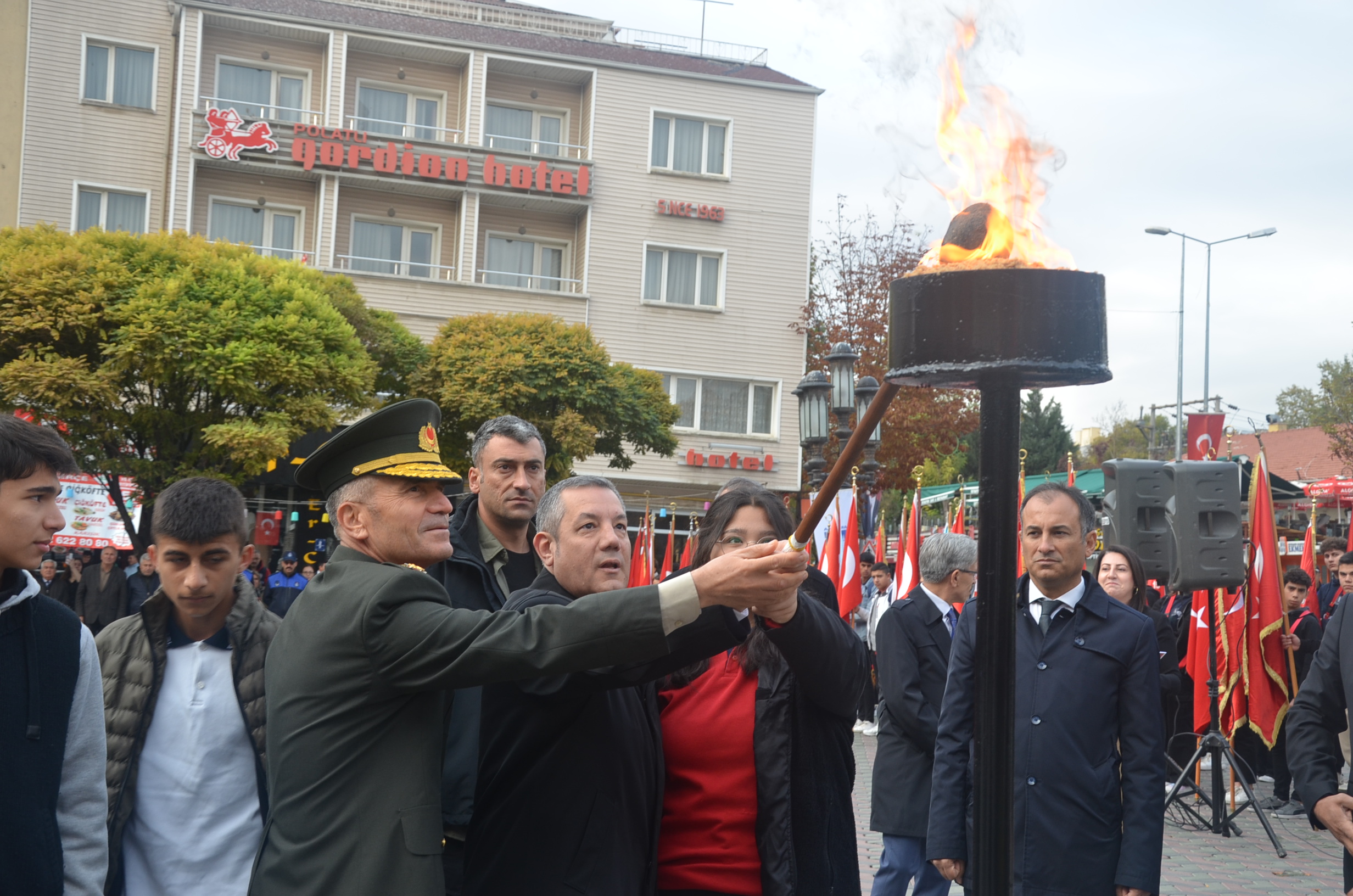 Polatlı'da Atatürk'ü Anma Töreni Gerçekleştirildi (3)
