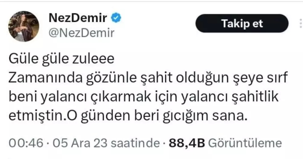 Dilan Polat'ın kara kutusu Şule gözaltına alındı! Nez Demir'in paylaşımı gündeme oturdu (1)