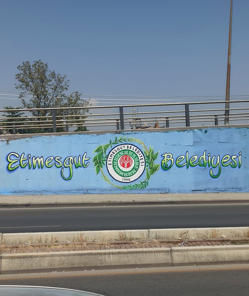 Etimesgut Belediye Personeli Solotürk’ü Duvarlara Işledi (5)