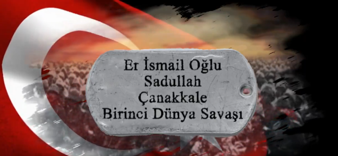 Şehidi Er İsmail oğlu Sadullah