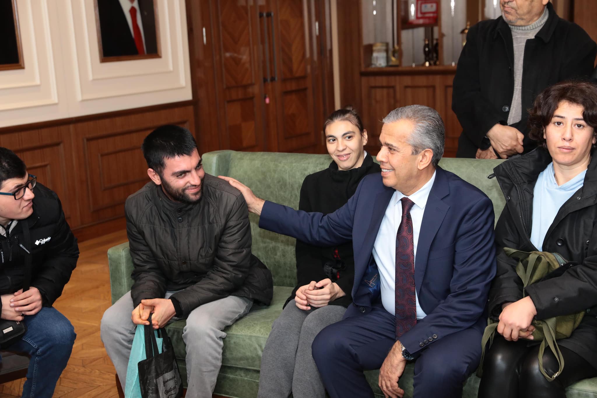 Engelli Vatandaşlar Başkan Mürsel Yıldızkaya'yı Ziyaret Etti (2)
